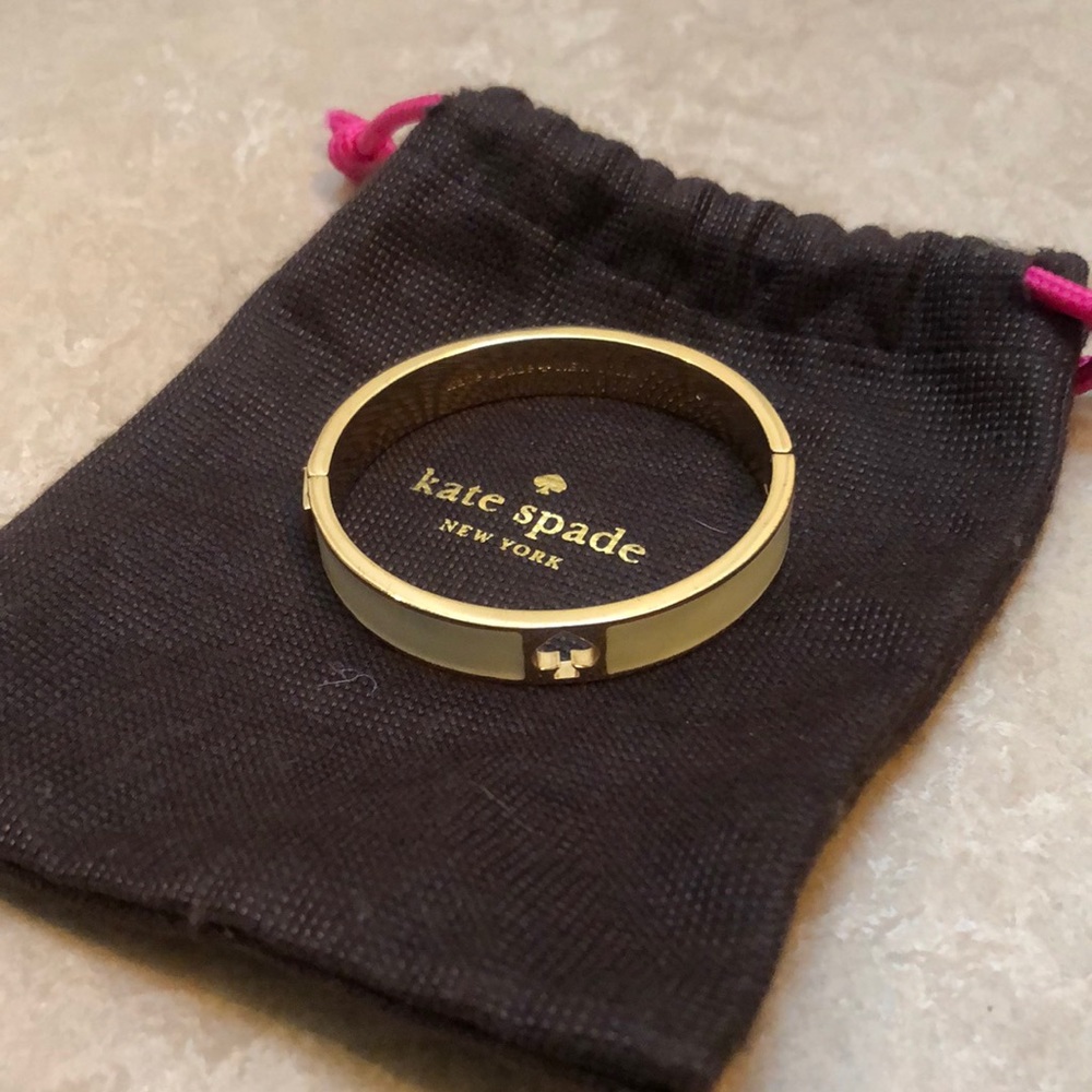 Kate Spade enameled clasp bracelet
